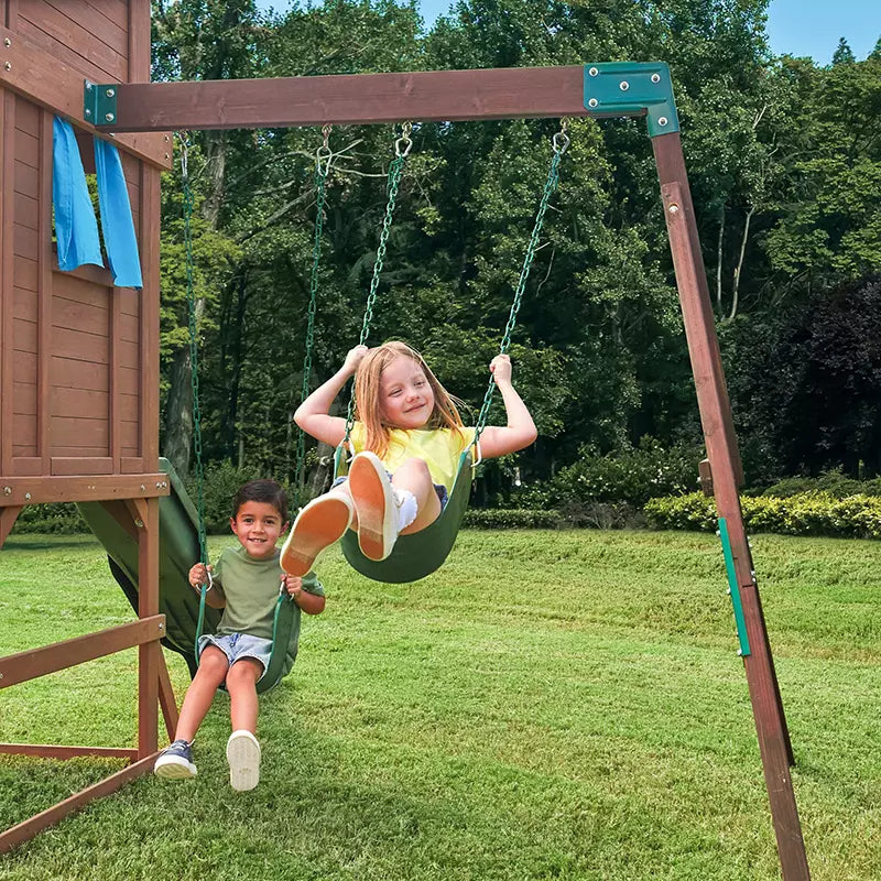Kidkraft Cypress Cove Wooden Swing Set