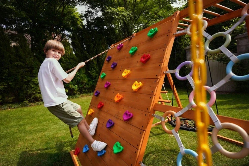 Avenlur Sycamore Outdoor Sensory Swing Set & Jungle Gym