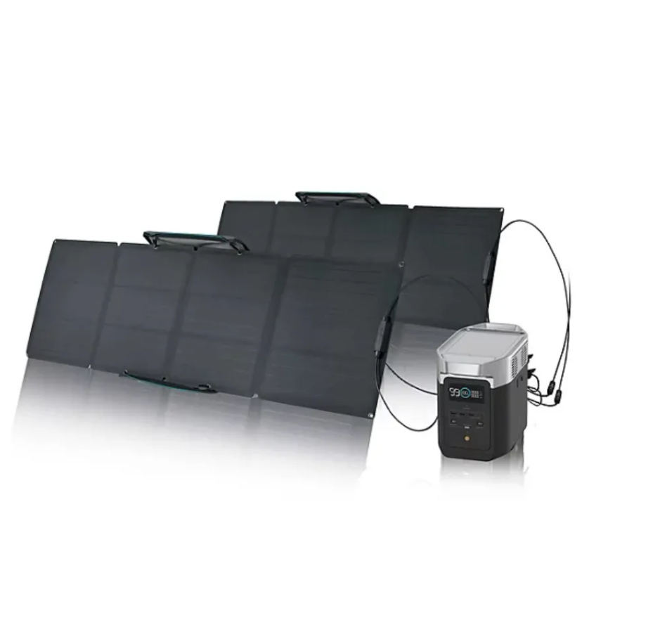 Ecoflow Delta 2 950 with 2PCS 110W solar Panel