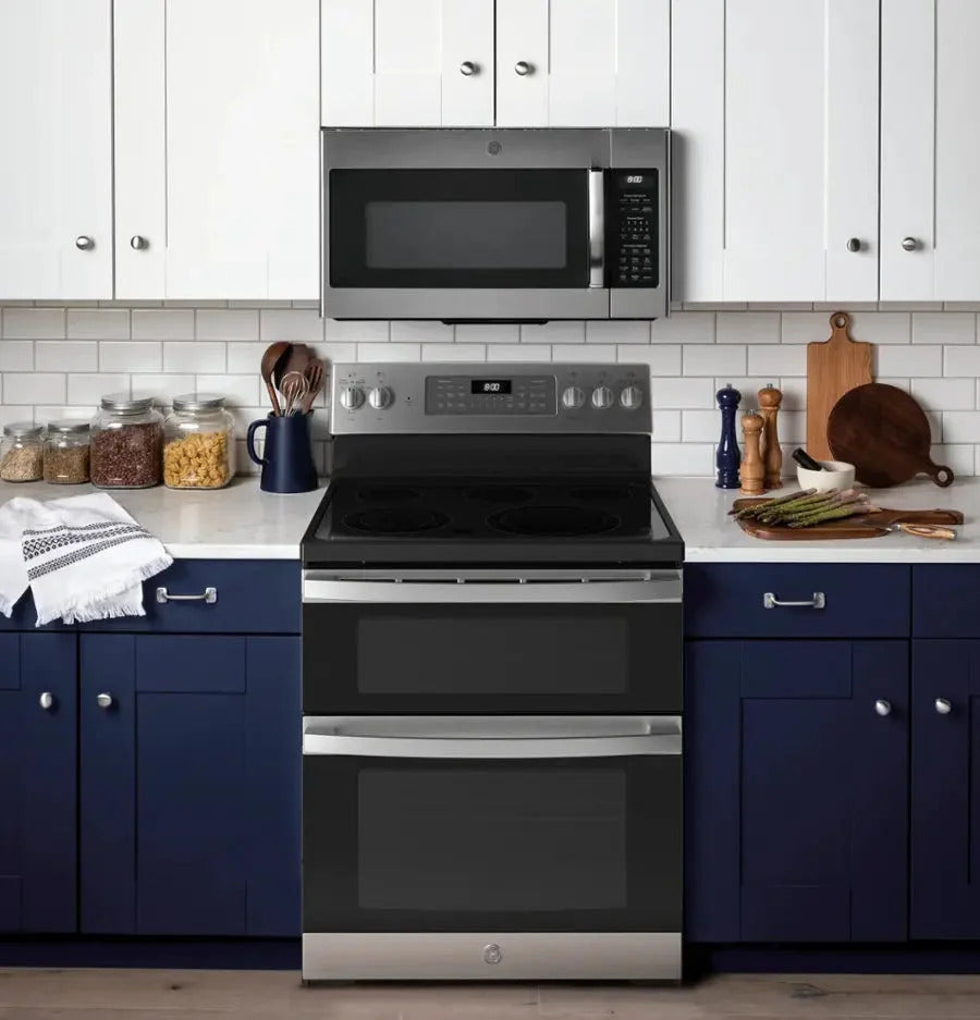 Whirlpool 6.7 Cu. Ft. Electric Double Oven Range with True Convection Cooking – Stainless Steel 1