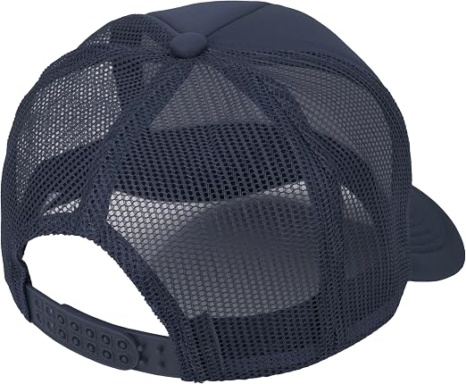 WanderlustCaps Premium Unisex Navy Blue Breathable Mesh Trucker Cap