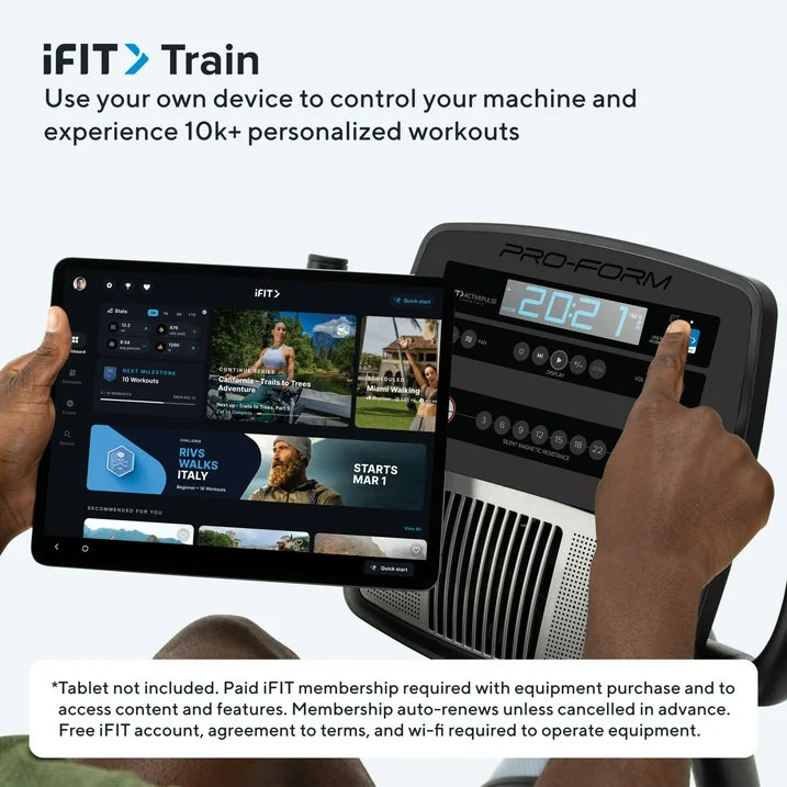 ProForm 325 CSX Indoor Exercise Bike with Compact Design and Quiet Digital Resistance