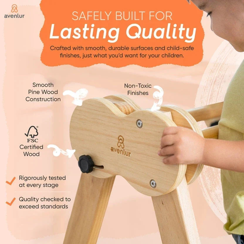 Avenlur 8 in 1 Chestnut | Foldable Jungle Gym