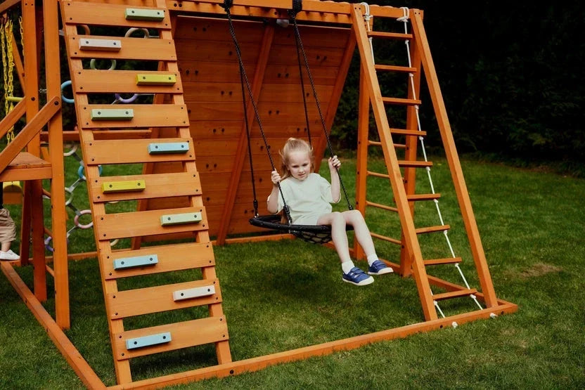 Avenlur Sycamore Outdoor Sensory Swing Set & Jungle Gym
