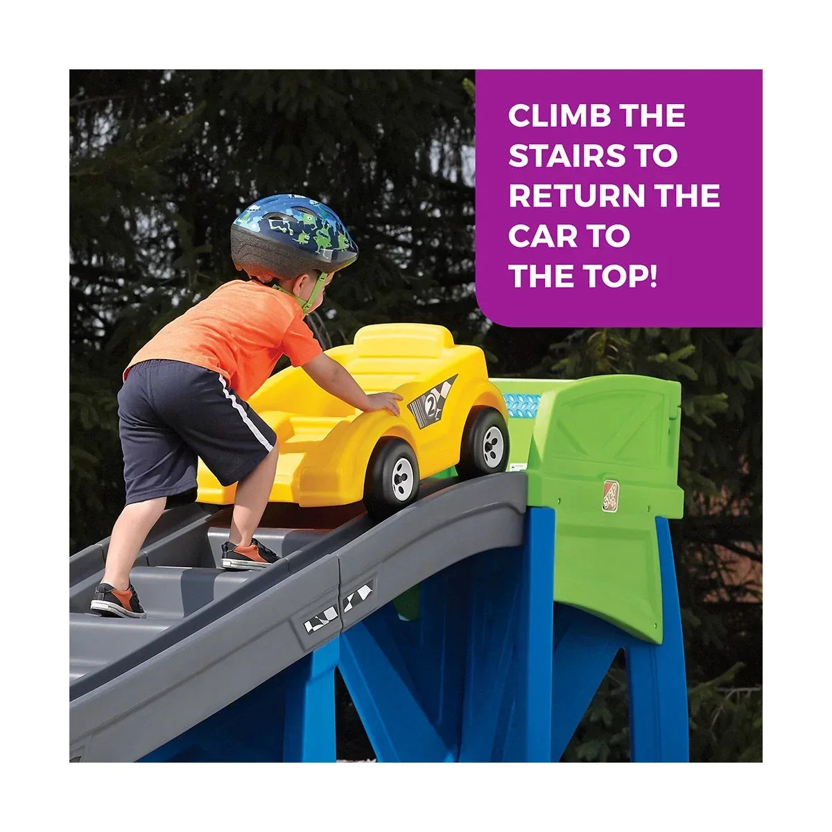 Step2 Extreme Coaster Outdoor Kids Ride On Roller Coaster