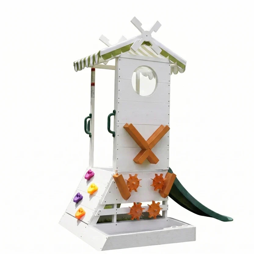Avenlur Aloe Outdoor Mini Playset for Toddlers – Water Slide & Backyard Fun