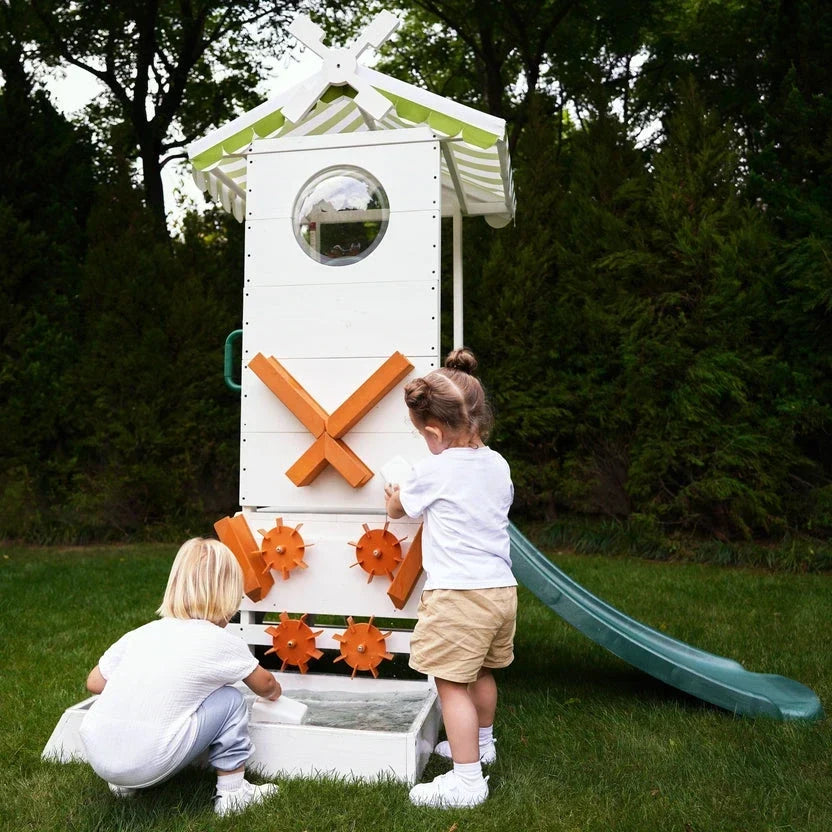 Avenlur Aloe Outdoor Mini Playset for Toddlers – Water Slide & Backyard Fun