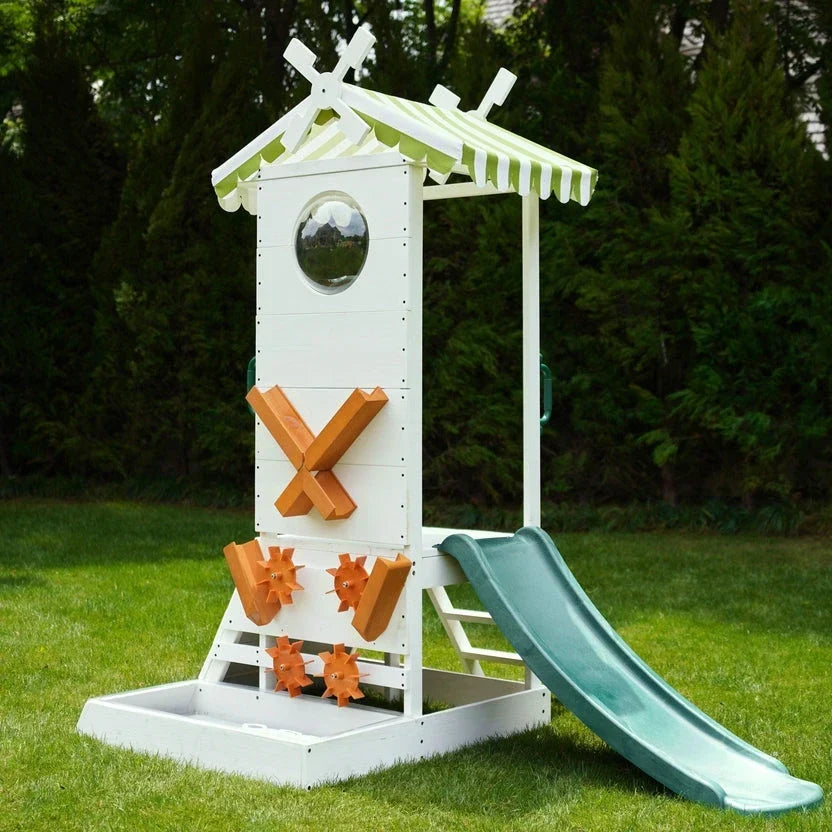 Avenlur Aloe Outdoor Mini Playset for Toddlers – Water Slide & Backyard Fun
