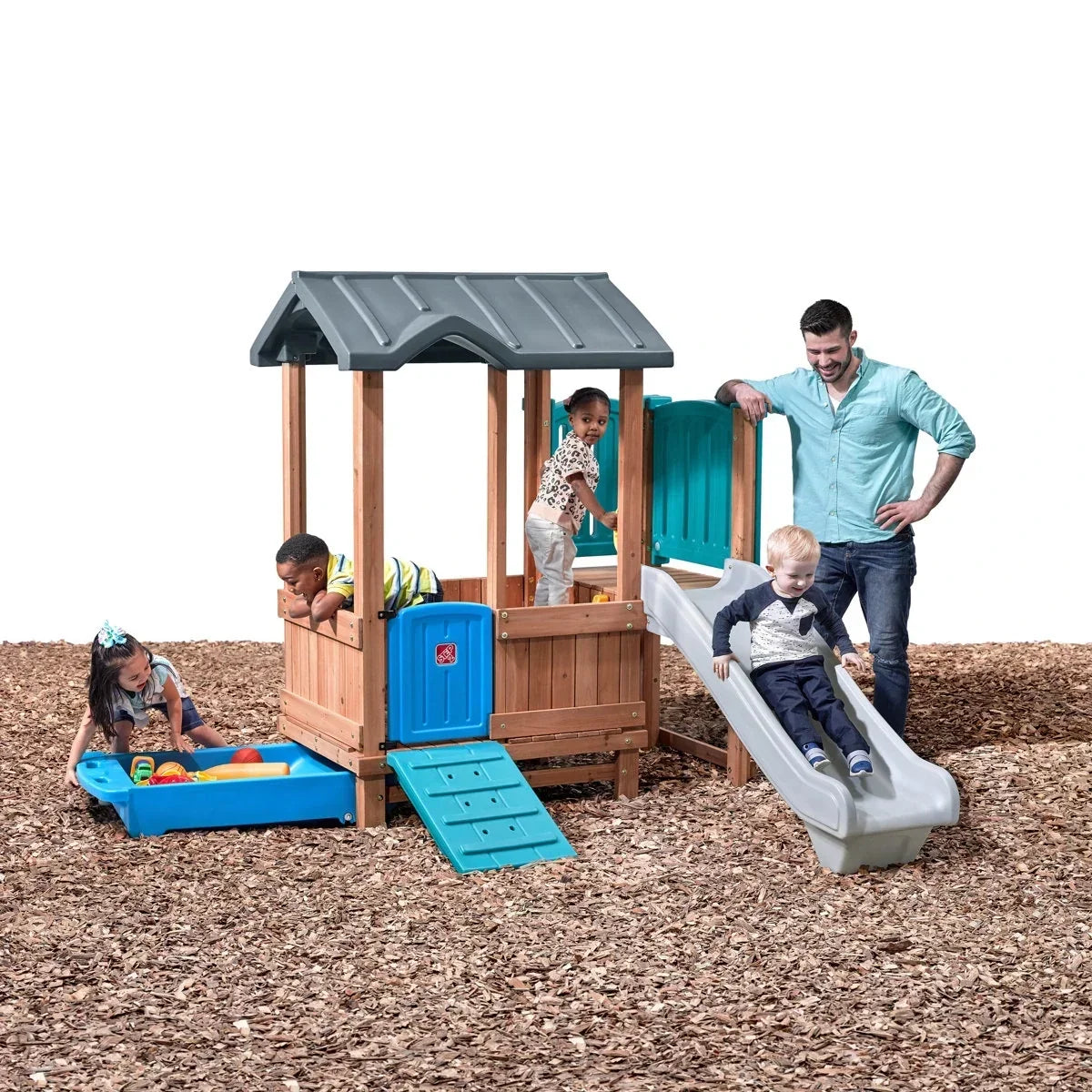 Step2 Woodland Adventure Kids Outdoor Playhouse for Toddlers