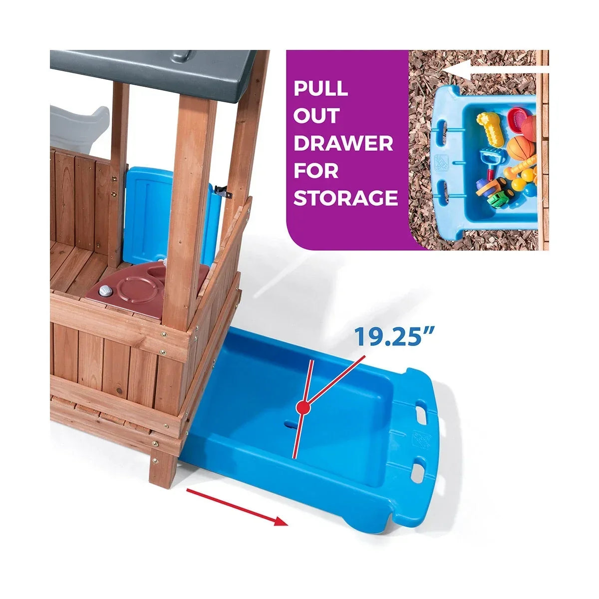 Step2 Woodland Adventure Kids Outdoor Playhouse for Toddlers