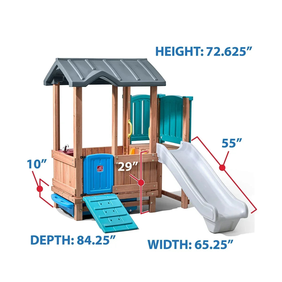 Step2 Woodland Adventure Kids Outdoor Playhouse for Toddlers