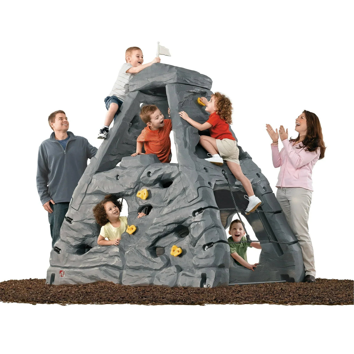Step2 Skyward Summit Grey Rock Climbing Wall for Kids