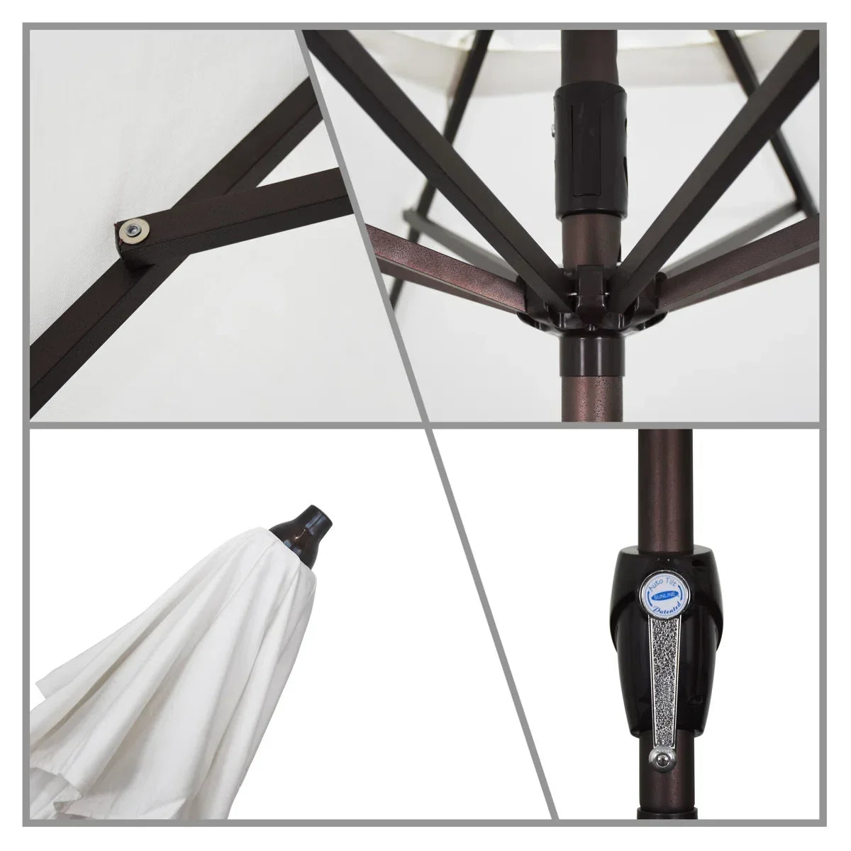 Joss & Main 11′ Market Sunbrella Umbrella