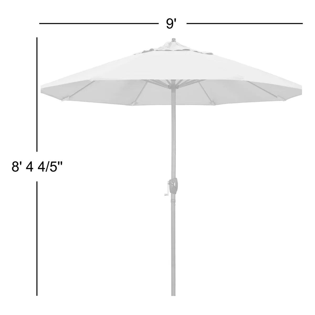 Joss & Main 11′ Market Sunbrella Umbrella