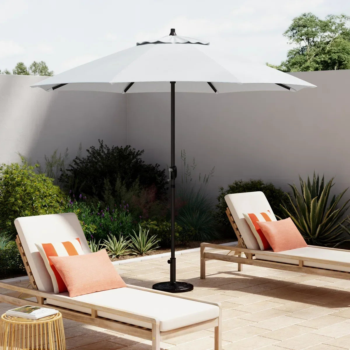 Joss & Main 11′ Market Sunbrella Umbrella