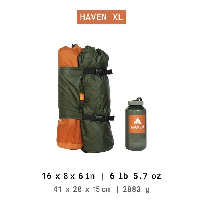 Haven Lay Flat Hammock Tent Waterproof Camping Hammock with Mosquito Net, Insulated Pad and Rainfly – Haven Tent, Haven XL, Haven Safari