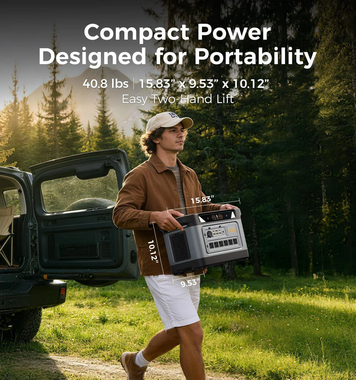 UDPOWER S2400 Portable Power Station – 2083Wh | 3000W SurgeWWWWW