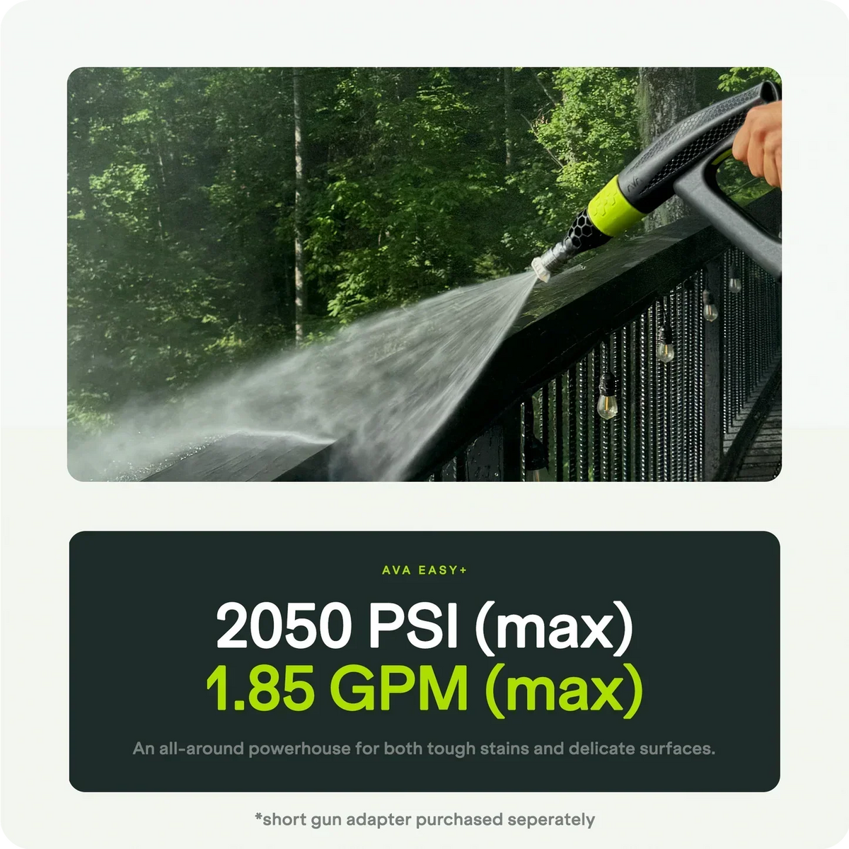 AVA EASY+ Electric Pressure Washer, P50+ XL Bundle