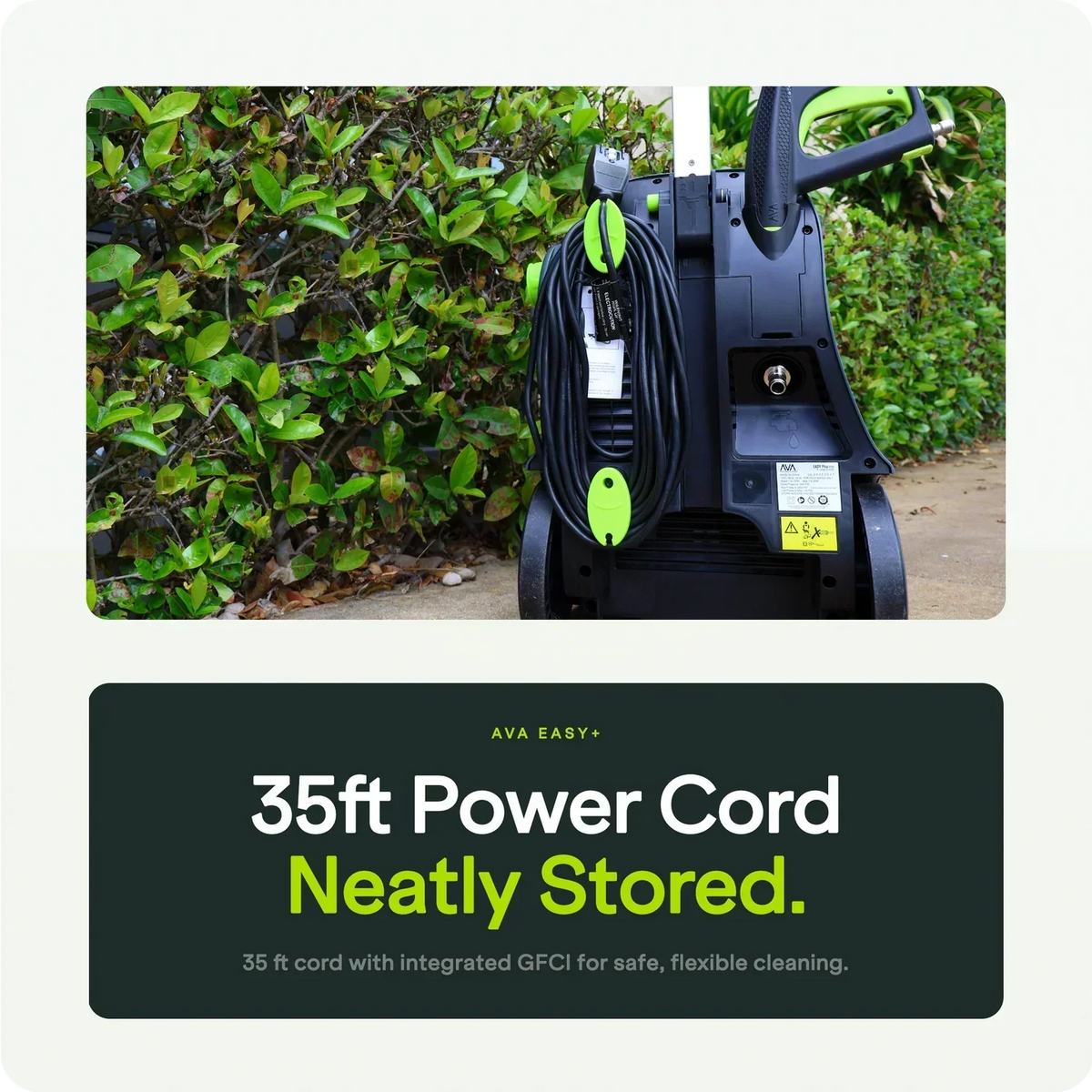AVA EASY+ Electric Pressure Washer, P50+ XL Bundle