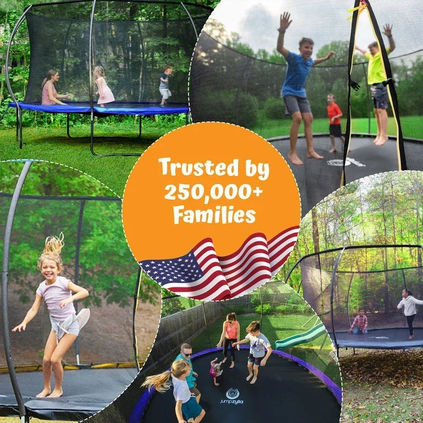 Jumpzylla Premium Trampoline with Extra Protection | ASTM Safety Certified