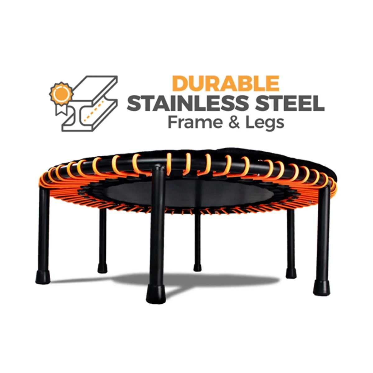 The Leaps & ReBounds Fitness Trampoline – Bungee Rebounder