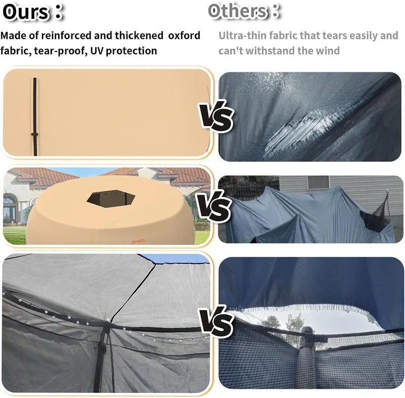 JumpFly Trampoline Customizable Tent for 16FT Trampoline