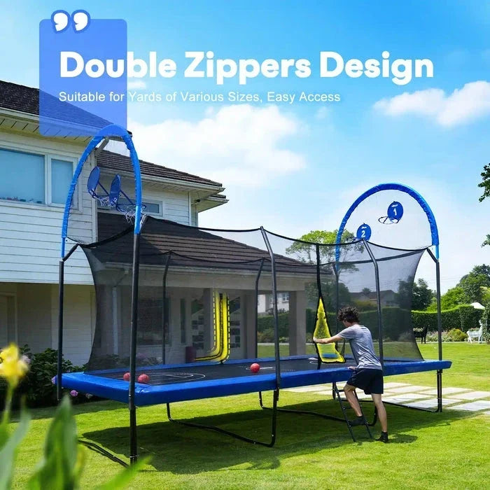 Zupapa 1800LBS/2500LBS Rectangular Trampoline
