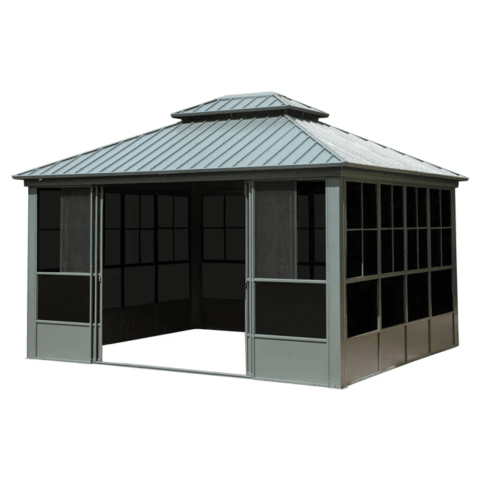 Hard top Aluminum Gazebo 12′ x 14′
