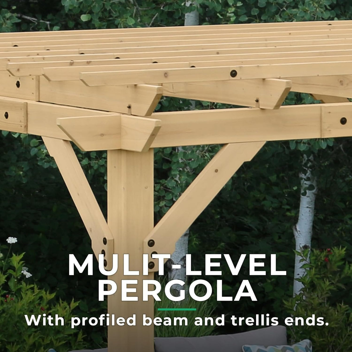 Yardistry 10 x 22 Meridian Pergola