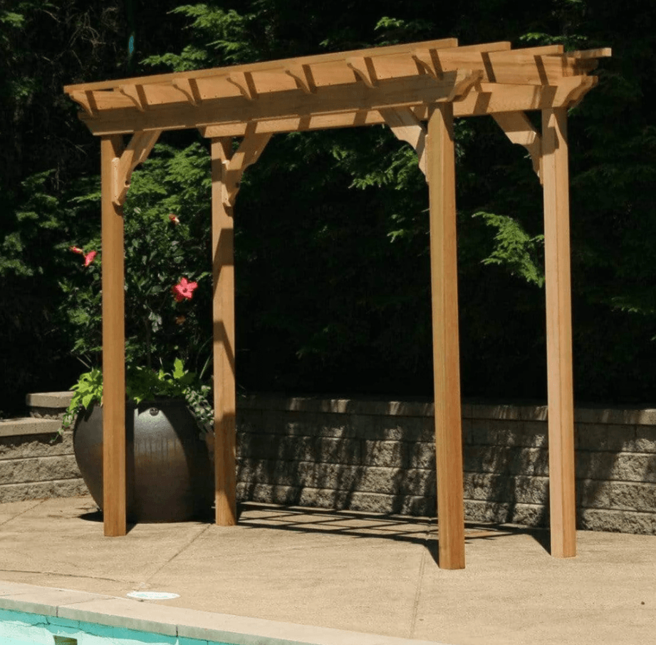 Creekvine Designs Red Cedar Monterrey Pergola