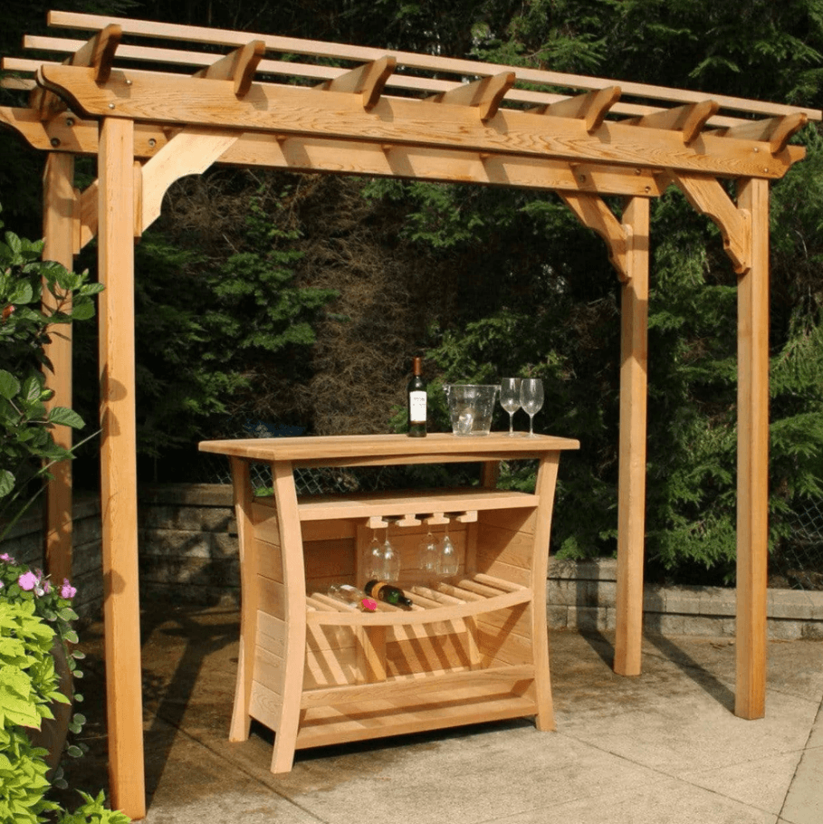 Creekvine Designs Red Cedar Monterrey Pergola