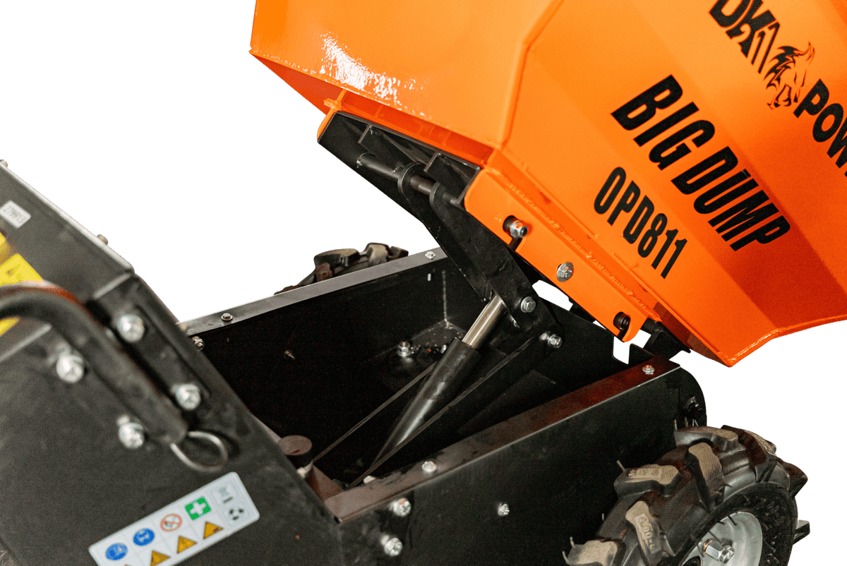 Detail K2 Big Dump 1100 Pound Electric Power Dump Cart