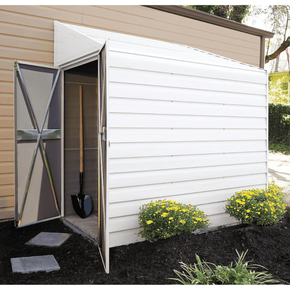 Arrow 4 ft. x 7 ft. Yardsaver Galvanized Steel Storage Shed