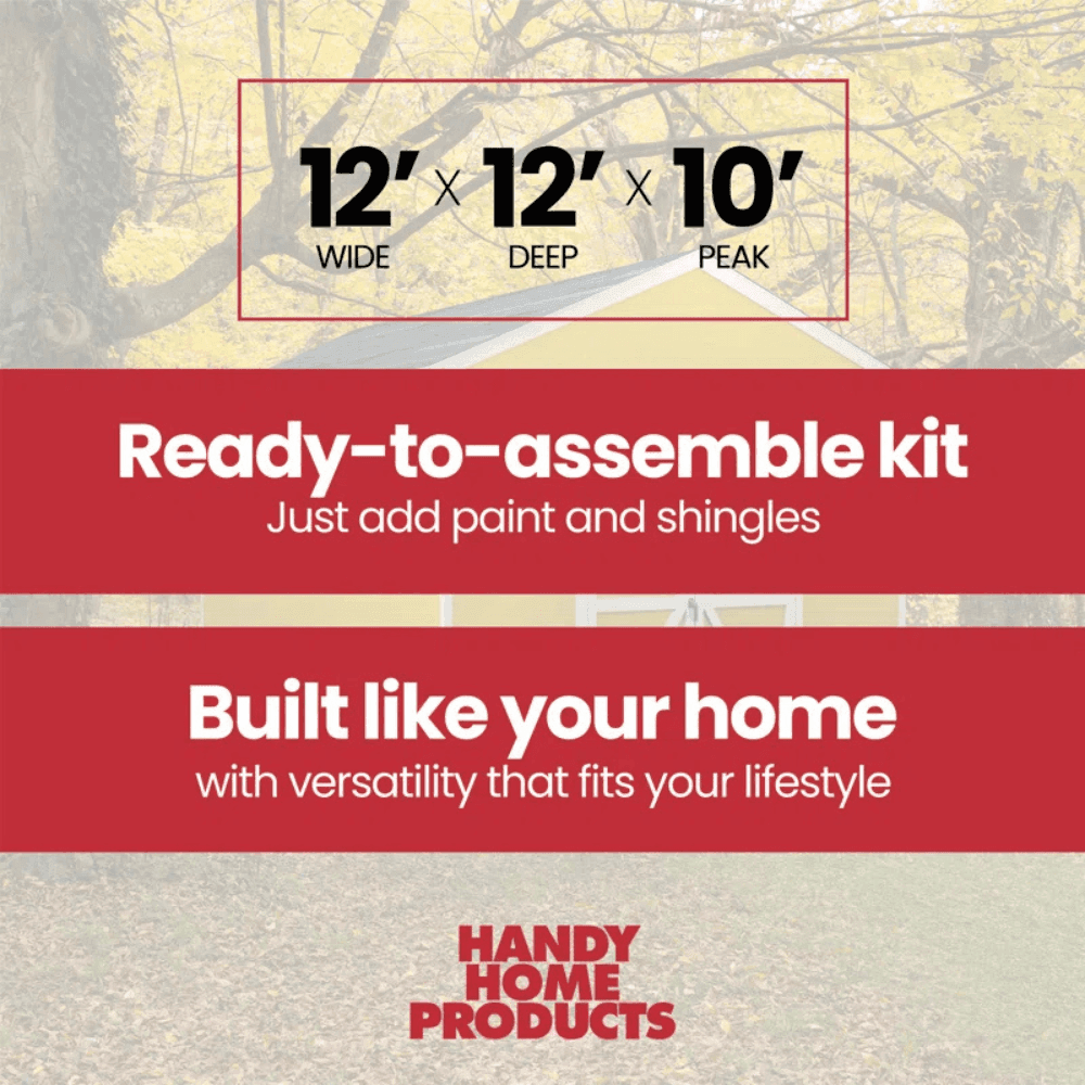 Astoria 12 ft. x 12 ft. Outdoor Wood Storage Shed