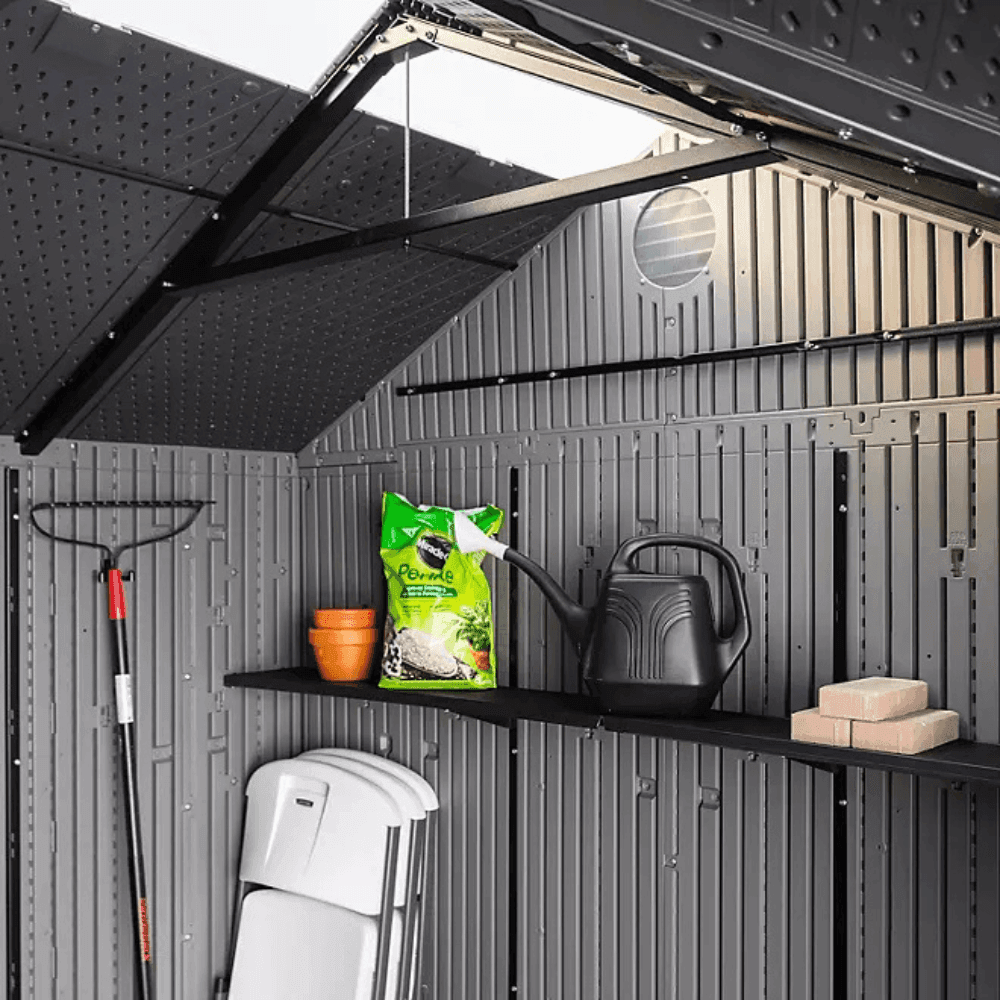 Lifetime 10′ x 8′ Outdoor Storage Shed, Gray