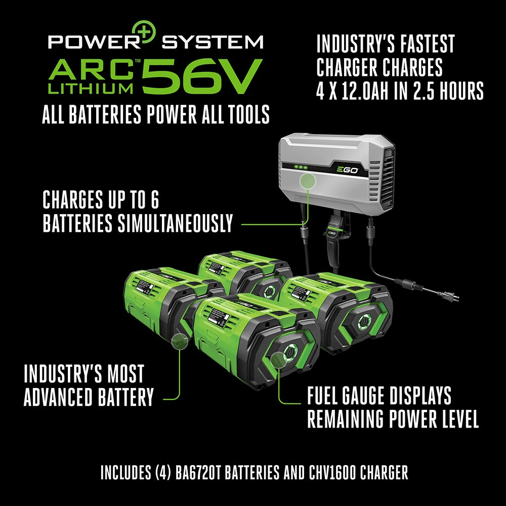 EGO Power Z6+ 42″ 56-Volt Lithium-Ion  Zero Turn Mower