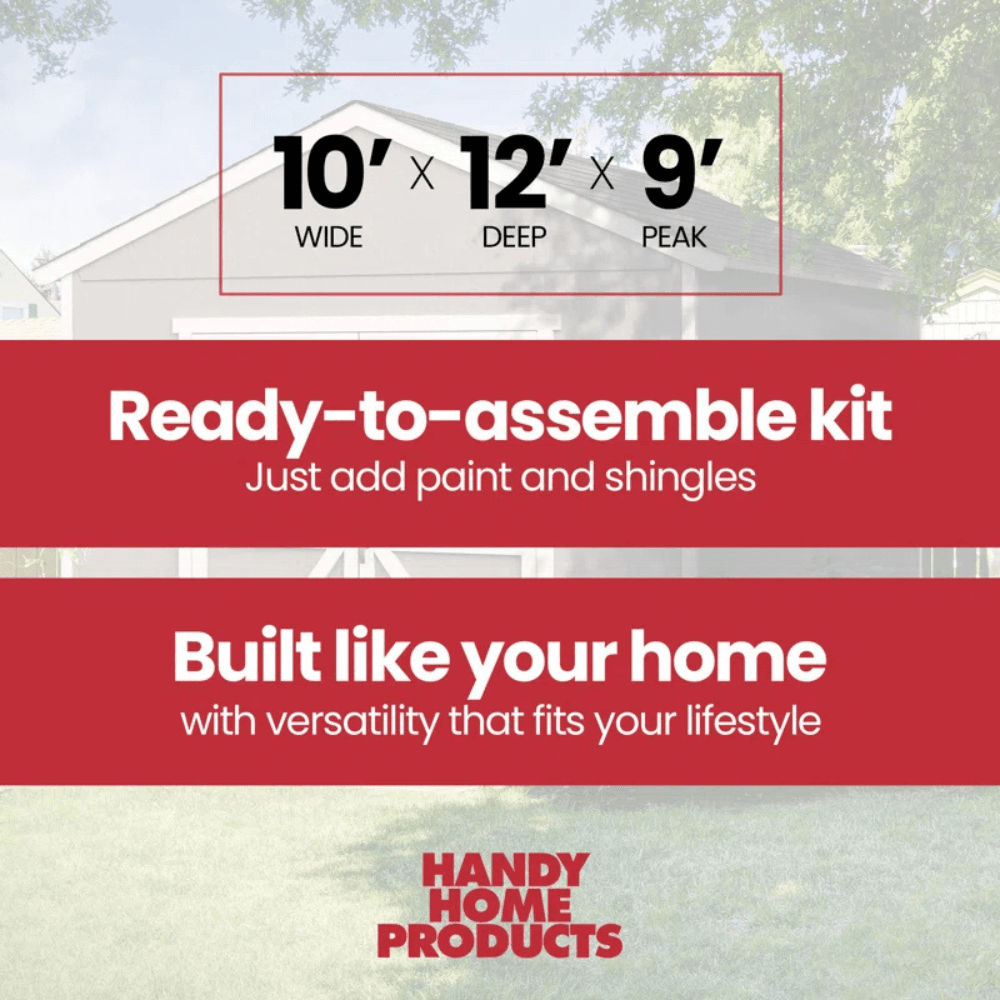 Rookwood 10 ft. W x 12 ft. D Wood Storage Shed With Floor