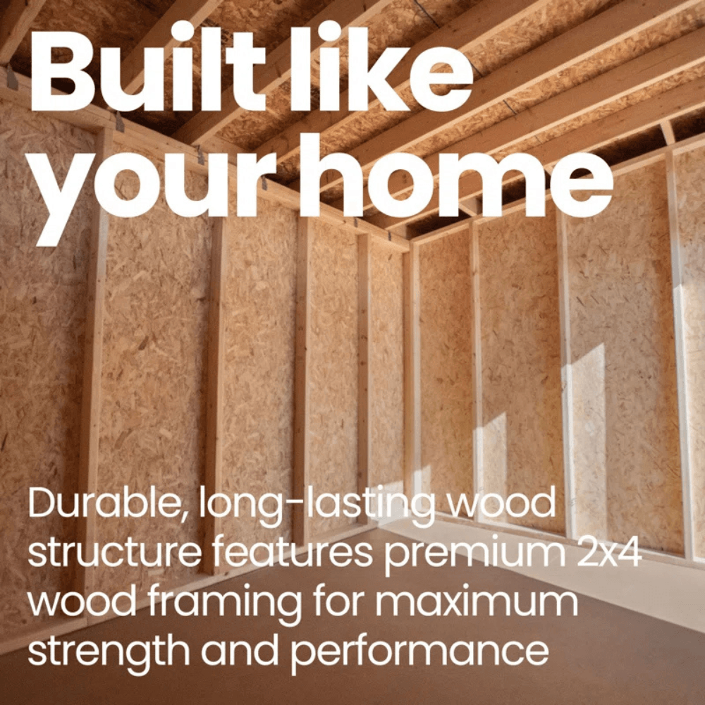 Rookwood 10 ft. W x 12 ft. D Wood Storage Shed With Floor