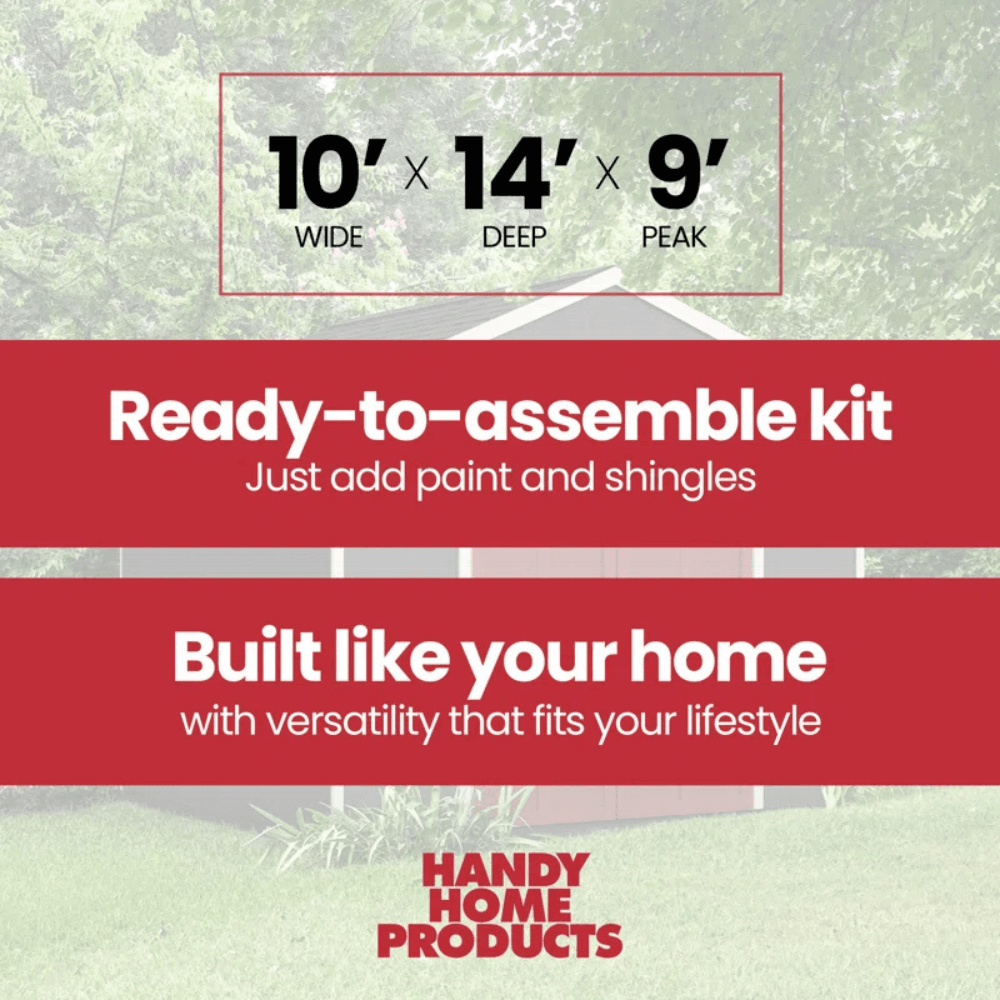 Rookwood 10 ft. W x 14 ft. D Wood Storage Shed