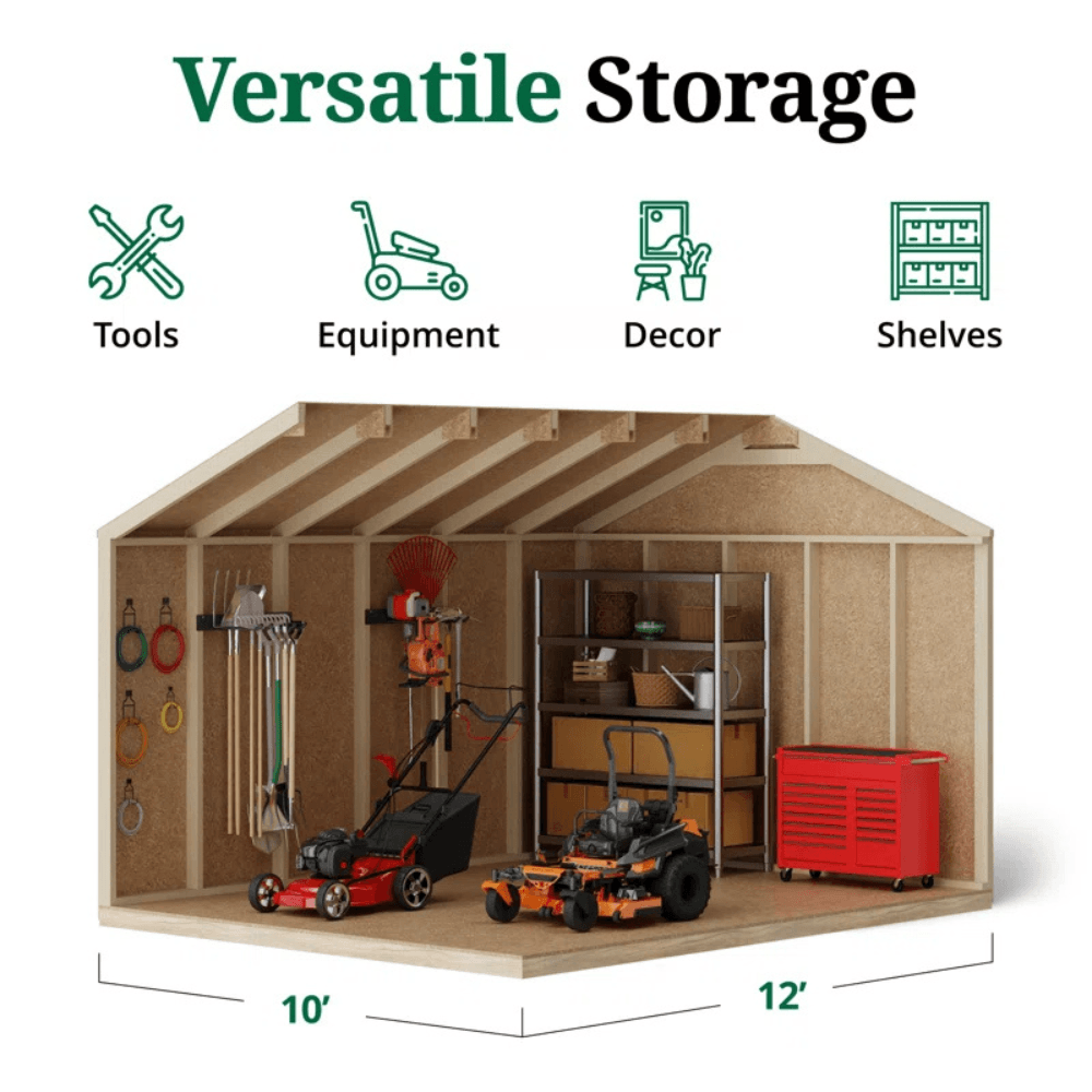 Value Workshop Outdoor Wood Storage Shed