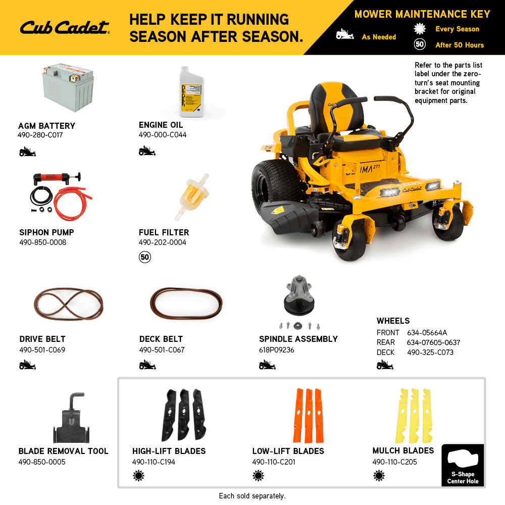 Cub Cadet Ultima ZT1 54″ – 24HP Kohler Zero Turn Mower