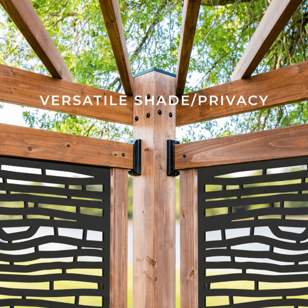Backyard Discovery Verona Cedar Cabana Pergola
