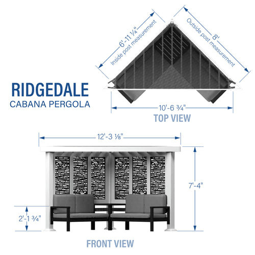 Backyard Discovery Ridgedale Traditional Pergola