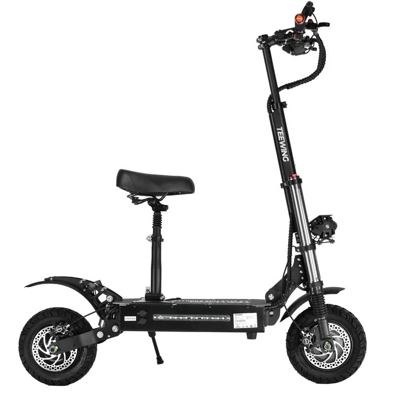 Teewing X5 Electric Scooter 6000w Dual Motor Electric Scooter for Adults Fast 55 mph 75 Miles Long Range