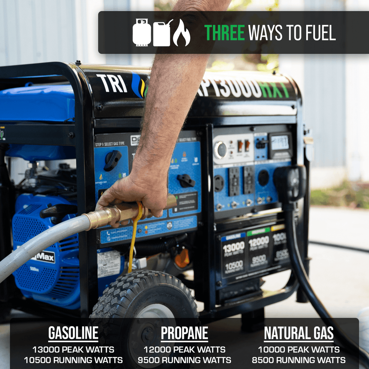 DuroMax Portable Generator XP 13,000 Watt Electric