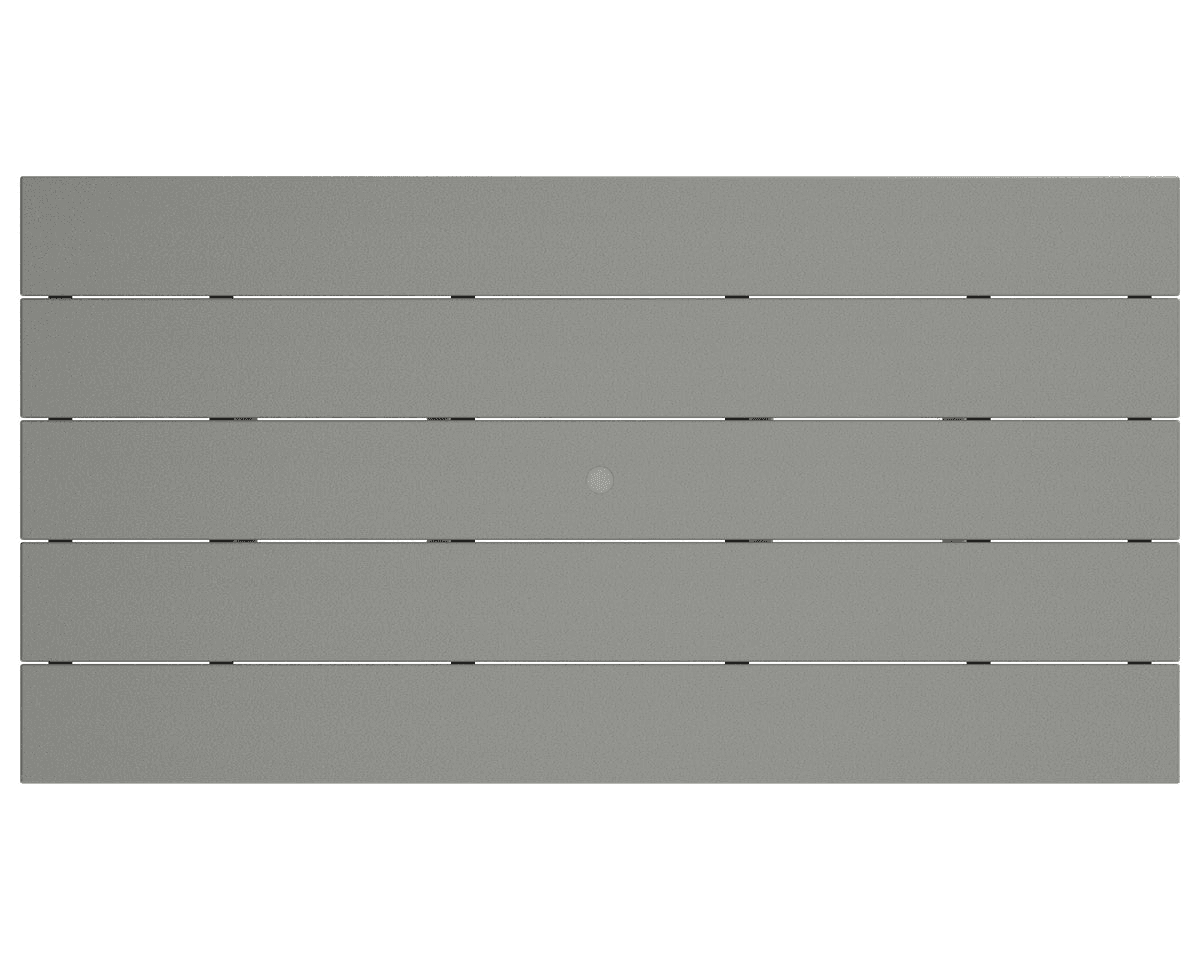 Polywood Lakeside 7-Piece Farmhouse Dining Set – Slate Grey