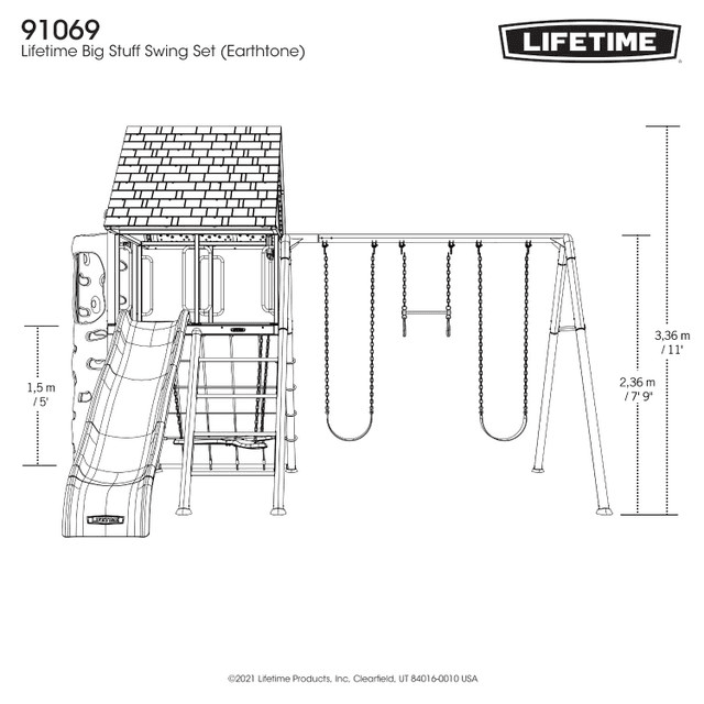 Lifetime Big Stuff for Swing Set