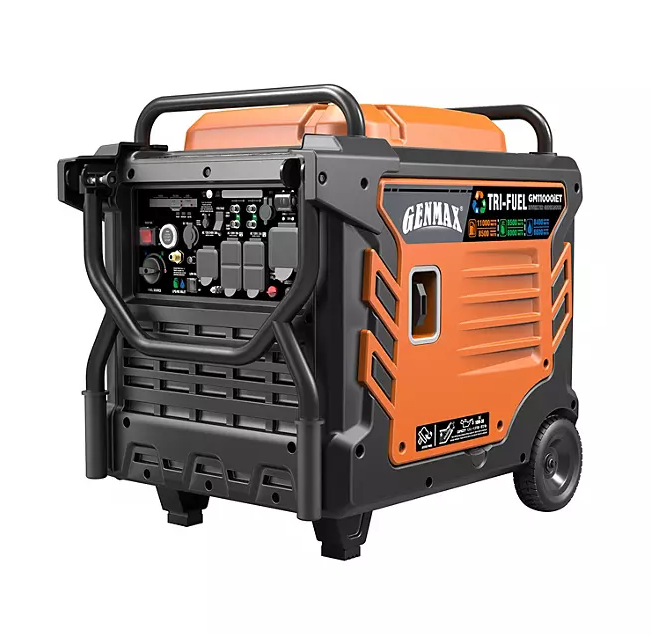 Genmax Portable Inverter Generator 11000W TRI-FUEL
