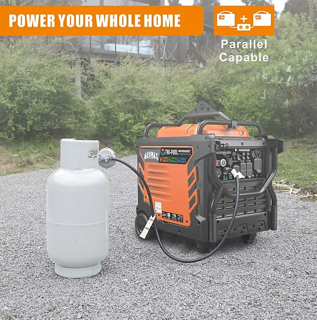 Genmax Portable Inverter Generator 11000W TRI-FUEL