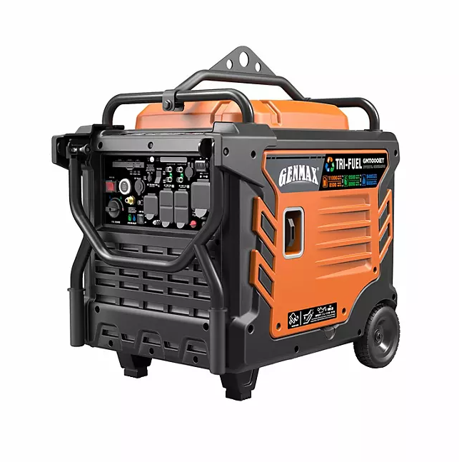 Genmax Portable Inverter Generator 11000W TRI-FUEL